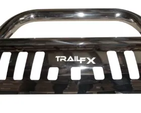TrailFX Pol Stain Steel 3 In Dia W/Skid Plat Opt Light 6 In Max Light/20 In Max Lite Bar Dodge